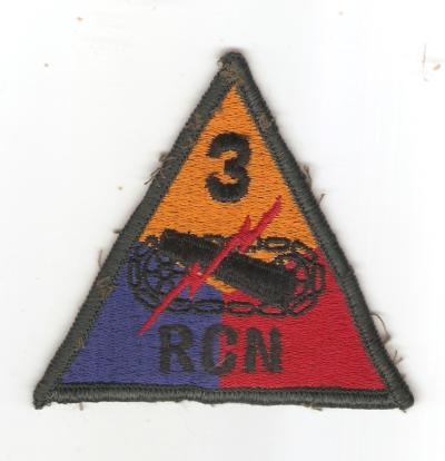 Patch US Army 3rd Recon Armor Tank Battalion RCN