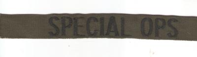 Patch Tape Special Ops Field Uniform