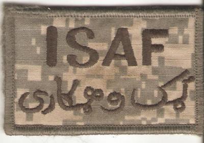 ISAF ACU Uniform Patch