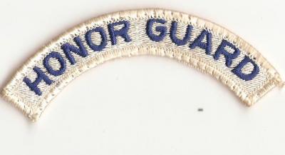 Honor Guard Patch Rocker