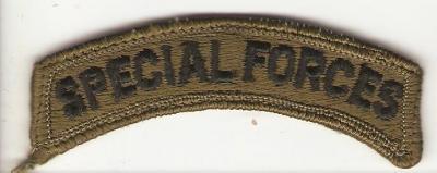 Special Forces Patch Rocker