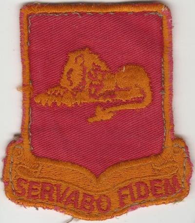 Pocket Patch 33rd Field Artillery Regiment 