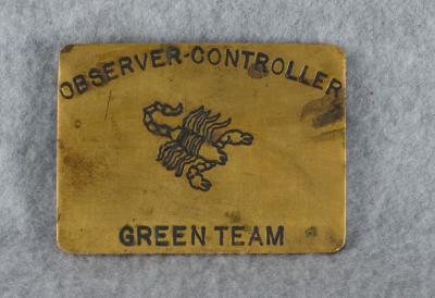 OPFOR Observer Controller Belt Buckle