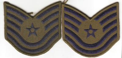 USAF Technical Sergeant Rank Pair