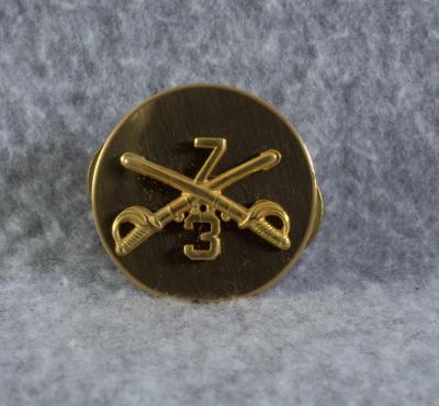 Enlisted 7th Cavalry 3rd Battalion Collar Disc