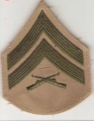 USMC Marine Corporal Rank Pair