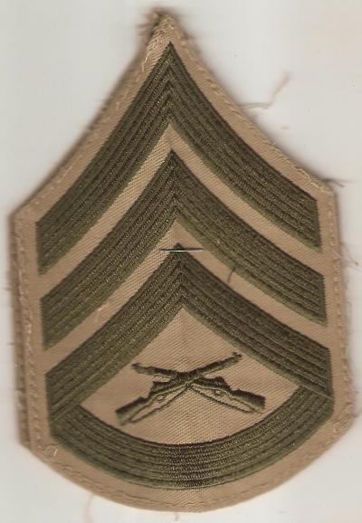 USMC Marine Staff Sergeant Rank Pair