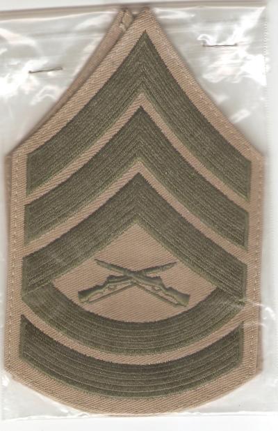 USMC Gunnery Sergeant Rank Pair Male New