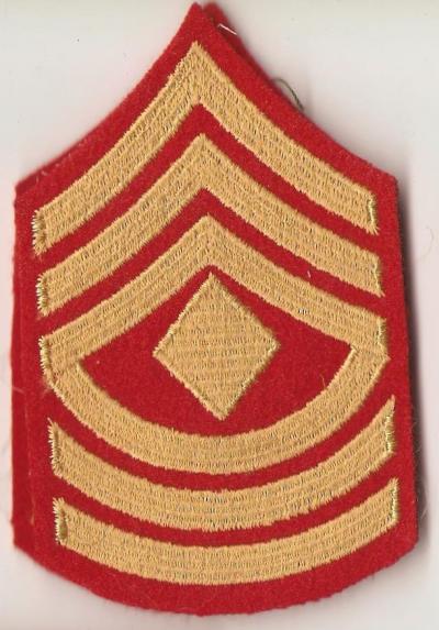 USMC Marine First Sergeant Rank Female