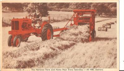 Postcard National Farm Home Hour