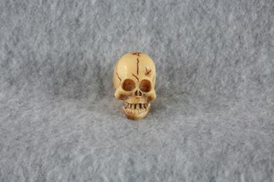 Charm Skull with Hidden Nude Woman