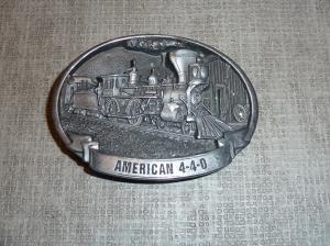 American 4-4-0 Railroad Belt Buckle