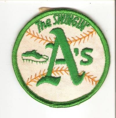 Patch Swingin A's Major League Baseball