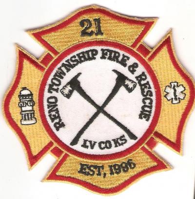 Reno Township Kansas Fire Rescue Patch