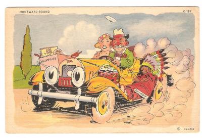 Homeward Bound Humor Postcard