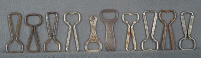 Beer Bottle Opener Lot 10 Blatz Hamms Coke Pabst