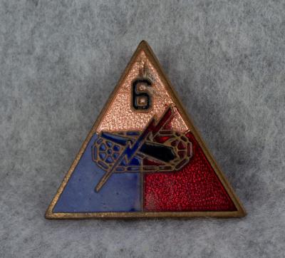 DUI DI Crest 6th Armored Division 