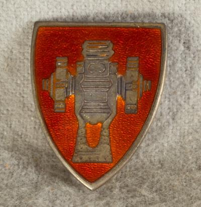 Unit Crest Artillery School Single Sterling