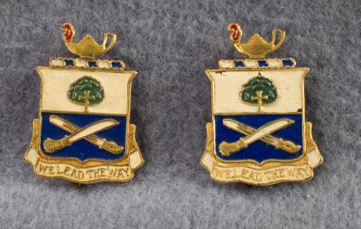 DUI DI Crest 29th Infantry Regiment Sterling Pair