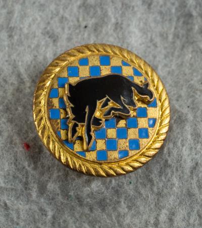 DUI Crest Pin Army QM Quartermaster RTC 