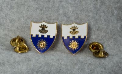 DUI DI Crest 22nd Infantry Regiment Pair