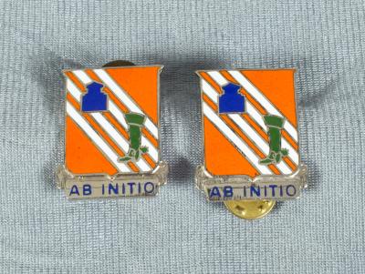 DUI DI Crest 63rd Signal Battalion Pair