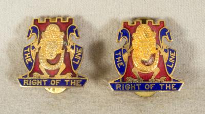 Unit Crest 14th Infantry Regiment Pair