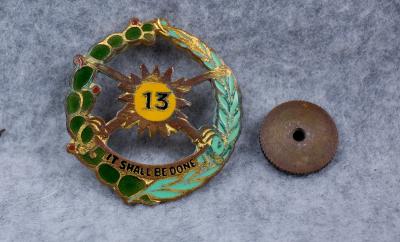 WWII Crest 13th Cavalry Regiment DUI DI 