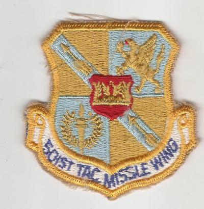 USAF 501st Tactical Missile Wing Flight Patch