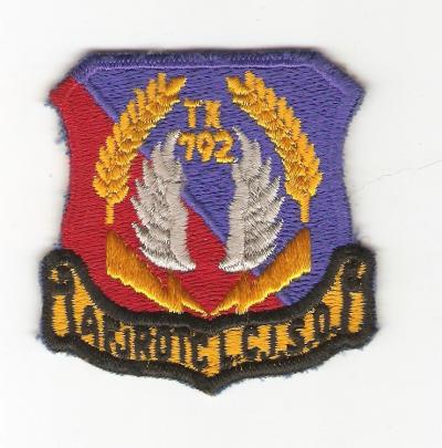 USAF AFJROTC Texas 792 Patch