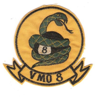 USMC,Marine Corps Observation Group VMO 8 Patch