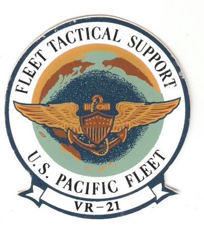 Pacific Fleet Tactical Support VR-21 Decal