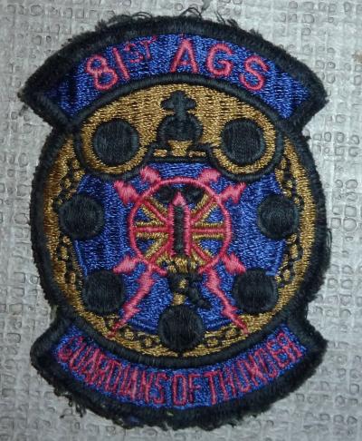 81st AGS Patch