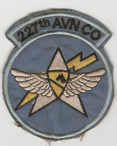 Vietnam 227th AVN Co Patch Repro