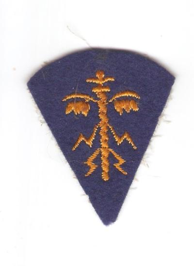 WWI Liaison Service Felt Patch King