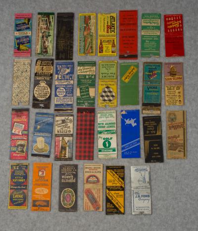 Vintage Matchbook Covers 1930's 1940's Lot of 30