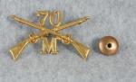 Indian Wars Cap Insignia 70th Infantry M