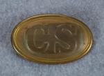 Civil War Confederate Belt Buckle Reproduction