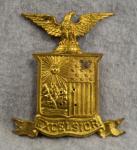 Excelsior New York Shako Hat Badge Span-Am