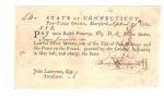 Connecticut Revolutionary War Bond Receipt 1781 #2