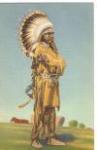 Postcard Pueblo Indian Dancer 1940's