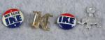 GOP Eisenhower Era Pin Button Lot of 4