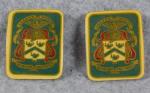 WWII Leavenworth CGSC DI DUI Pair Celluloid 