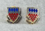 DUI DI Crest 197th Support Battalion Pair