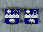 DUI DI Crest 17th Infantry Regiment Pair