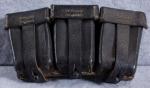 WWII German K98 Three Pocket Ammo Pouch