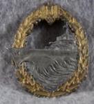 Kriegsmarine Destroyer Badge S.H.u.Co KM