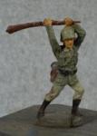 German Toy Soldier Attacking Elastolin