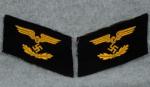 German Reichsbahn Railway Worker Collar Tabs 