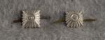 WWII German Shoulder Board Pips Pair